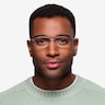 Tab Gunmetal MetalEyeglass Frames for Men from EyeBuyDirect
