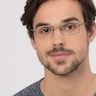 Tab Bronze MétalMontures de lunettes de vue pour Hommes d'EyeBuyDirect