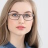 Germantown Gunmetal MetalEyeglass Frames for Women from EyeBuyDirect