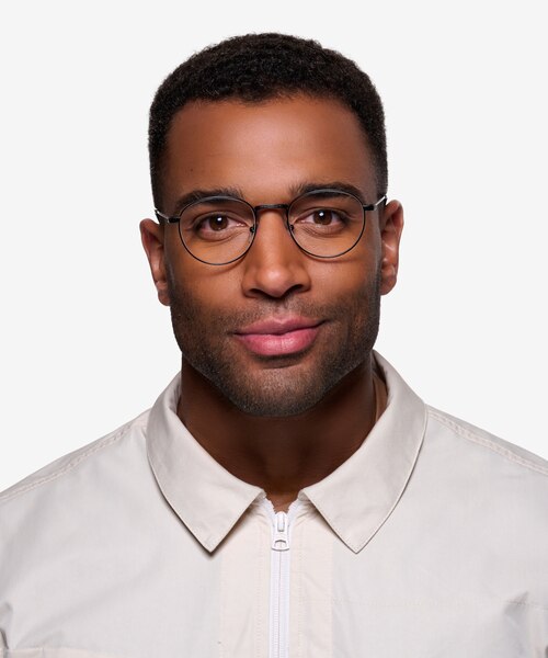 Epilogue Black MetalEyeglass Frames for Men from EyeBuyDirect