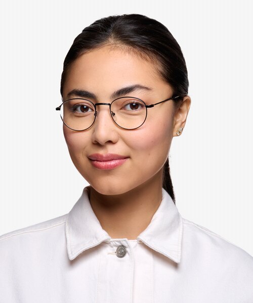 Epilogue Black MetalEyeglass Frames for Women from EyeBuyDirect