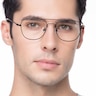 Captain Black MetalEyeglass Frames for Men from EyeBuyDirect