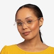 Ledger Golden MetalEyeglass Frames for Women from EyeBuyDirect