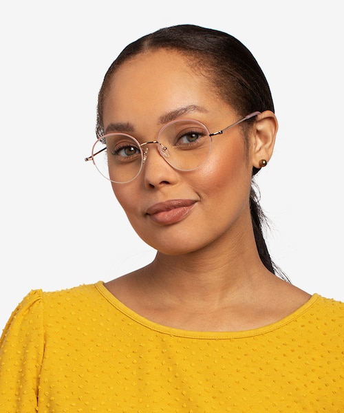 Ledger Golden MetalEyeglass Frames for Women from EyeBuyDirect