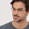 Motif Gunmetal MetalEyeglass Frames for Men from EyeBuyDirect
