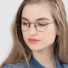 Motif Black MetalEyeglass Frames for Women from EyeBuyDirect