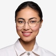 Inscription Bronze MetalEyeglass Frames for Women from EyeBuyDirect