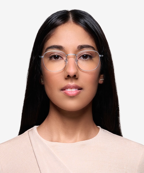 Suspense Silver MetalEyeglass Frames for Women from EyeBuyDirect