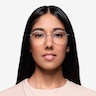 Suspense Silver MetalEyeglass Frames for Women from EyeBuyDirect