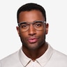 Ember Silver MetalEyeglass Frames for Men from EyeBuyDirect