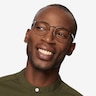 St Michel Black MetalEyeglass Frames for Men from EyeBuyDirect
