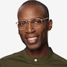 St Michel Golden MetalEyeglass Frames for Men from EyeBuyDirect
