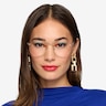 St Michel Golden MetalEyeglass Frames for Women from EyeBuyDirect
