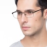 Prime Green Bronze MetalEyeglass Frames for Men from EyeBuyDirect