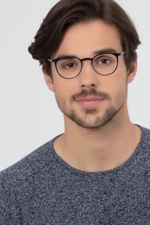 Radius Black MetalEyeglass Frames for Men from EyeBuyDirect