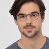 Radius Black MetalEyeglass Frames for Men from EyeBuyDirect