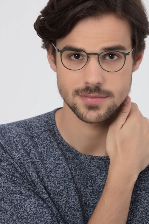 Radius Vert MétalMontures de lunettes de vue pour Hommes d'EyeBuyDirect