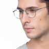 Puzzle Blue MetalEyeglass Frames for Men from EyeBuyDirect