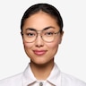 Discover Gunmetal MétalMontures de lunettes de vue pour Femmes d'EyeBuyDirect