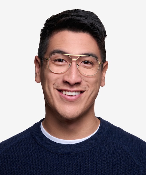 Discover Bronze MetalEyeglass Frames for Men from EyeBuyDirect