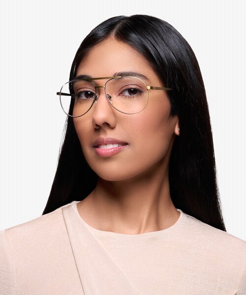 Discover Bronze MétalMontures de lunettes de vue pour Femmes d'EyeBuyDirect