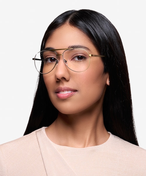 Discover Bronze MetalEyeglass Frames for Women from EyeBuyDirect