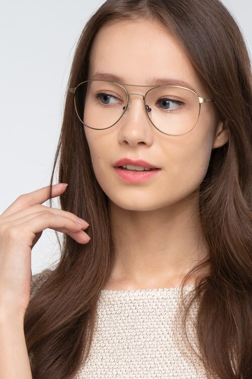Westbound Bronze MetalEyeglass Frames for Women from EyeBuyDirect