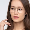 Westbound Bronze MetalEyeglass Frames for Women from EyeBuyDirect