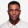 Carnival Matte Red Acetate-metalMontures de lunettes de vue pour Hommes d'EyeBuyDirect