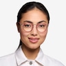 Carnival Matte Red Acetate-metalMontures de lunettes de vue pour Femmes d'EyeBuyDirect