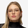 St Michel Silver MetalEyeglass Frames for Women from EyeBuyDirect