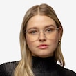St Michel Silver MetalEyeglass Frames for Women from EyeBuyDirect