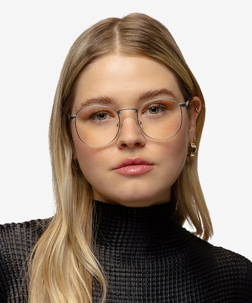 St Michel Silver MetalEyeglass Frames for Women from EyeBuyDirect
