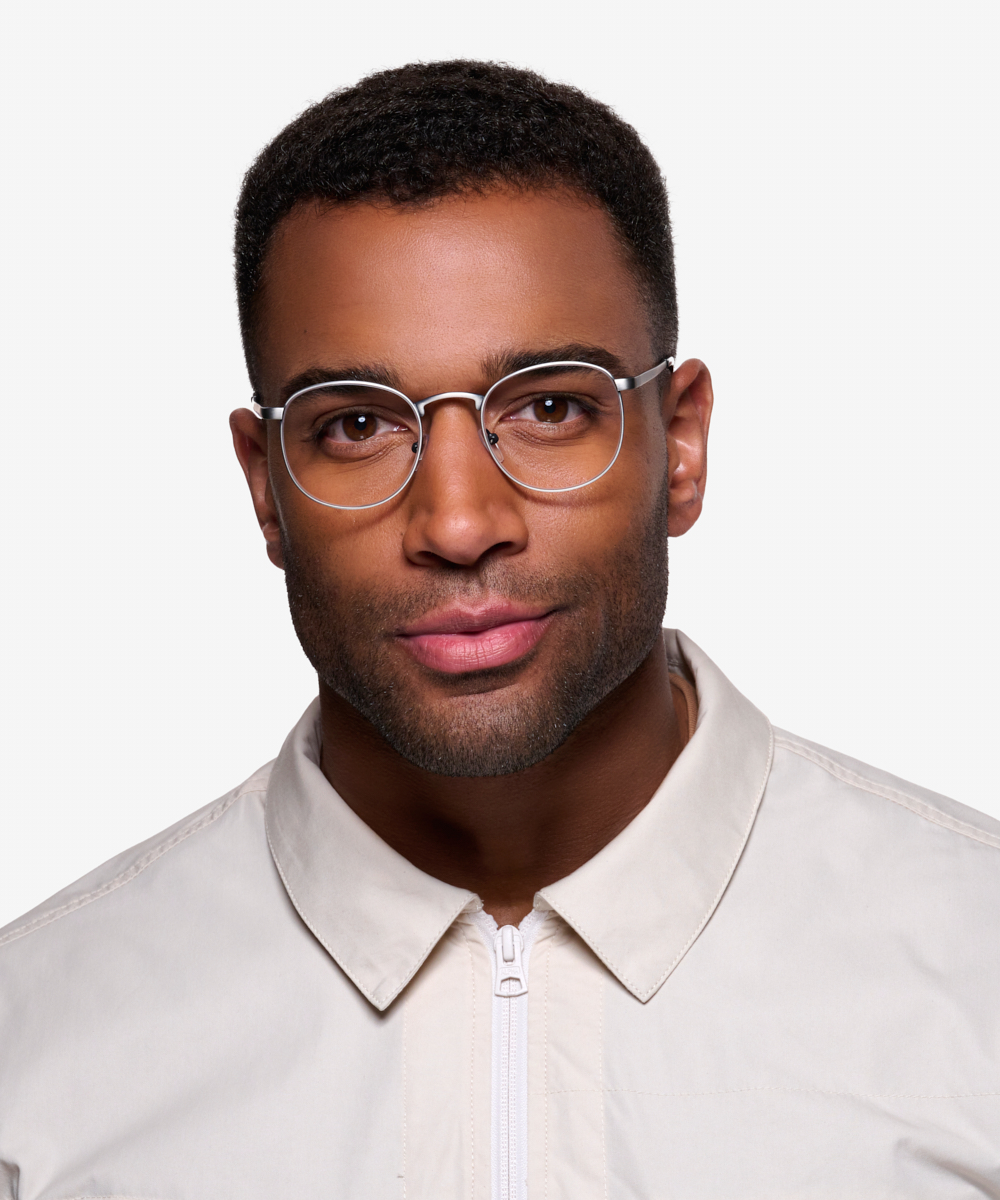 St Michel Round Gunmetal Full Rim Eyeglasses Eyebuydirect