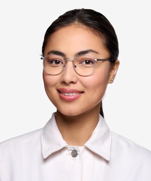 St Michel Gunmetal MetalEyeglass Frames for Women from EyeBuyDirect