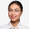 St Michel Gunmetal MetalEyeglass Frames for Women from EyeBuyDirect