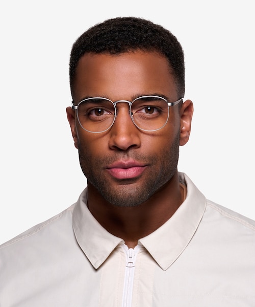 St Michel Gunmetal MetalEyeglass Frames for Men from EyeBuyDirect