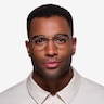 Cupertino Silver MetalEyeglass Frames for Men from EyeBuyDirect