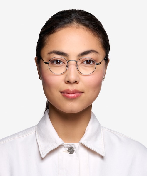 Cupertino Silver MetalEyeglass Frames for Women from EyeBuyDirect