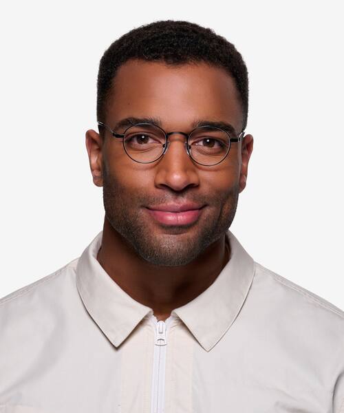 Black Cupertino -  Metal Eyeglasses