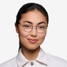 Cupertino Noir MétalMontures de lunettes de vue pour Femmes d'EyeBuyDirect