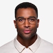 Cupertino Black MetalEyeglass Frames for Men from EyeBuyDirect