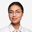 Cupertino Black MetalEyeglass Frames for Women from EyeBuyDirect