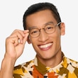 Socrates Brown Tortoise MetalEyeglass Frames for Men from EyeBuyDirect