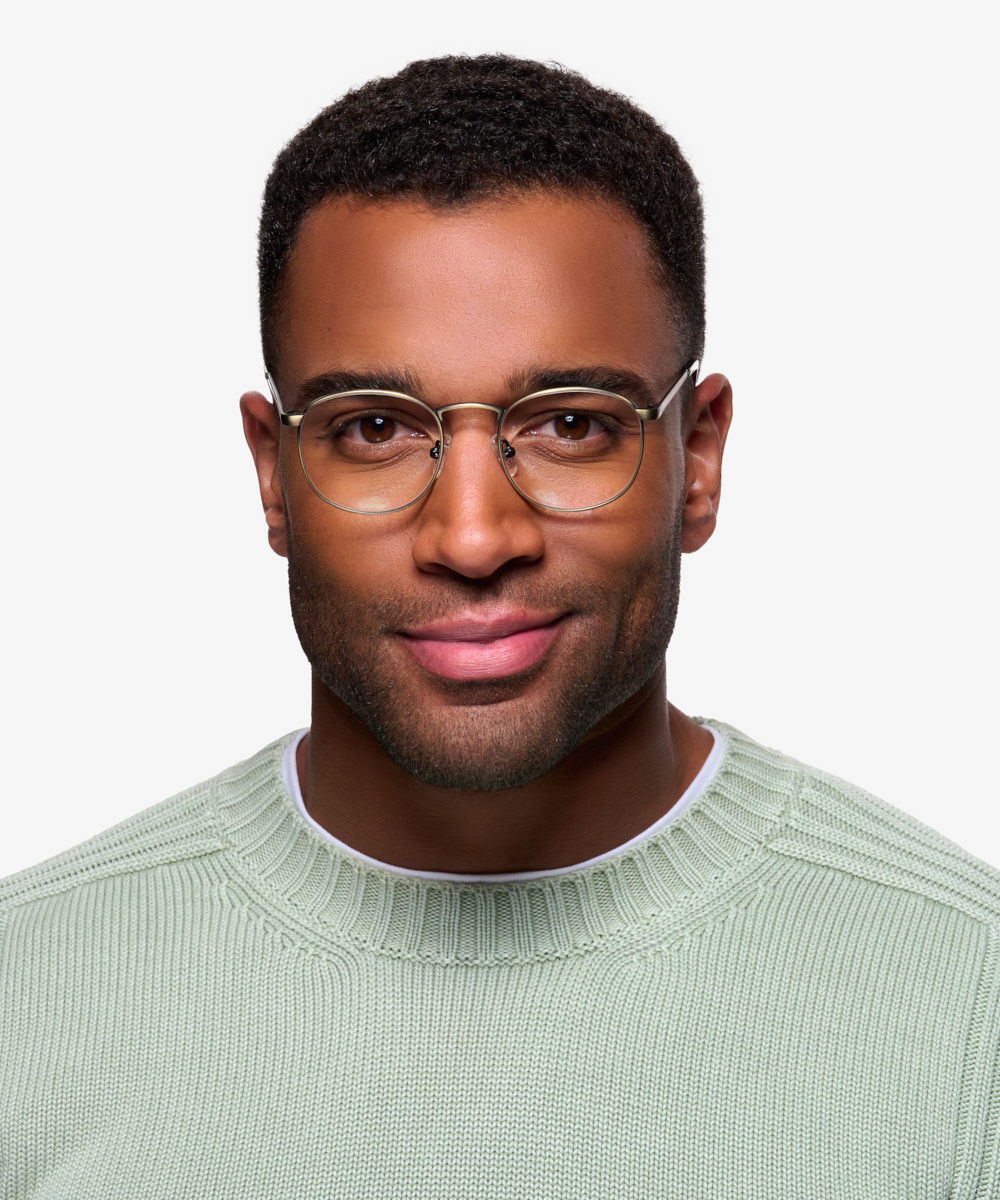 St Michel Round Bronze Full Rim Eyeglasses Eyebuydirect Canada