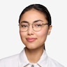 St Michel Bronze MetalEyeglass Frames for Women from EyeBuyDirect
