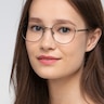 Pensieve Gunmetal MetalEyeglass Frames for Women from EyeBuyDirect