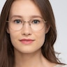 Pensieve Bronze MetalEyeglass Frames for Women from EyeBuyDirect