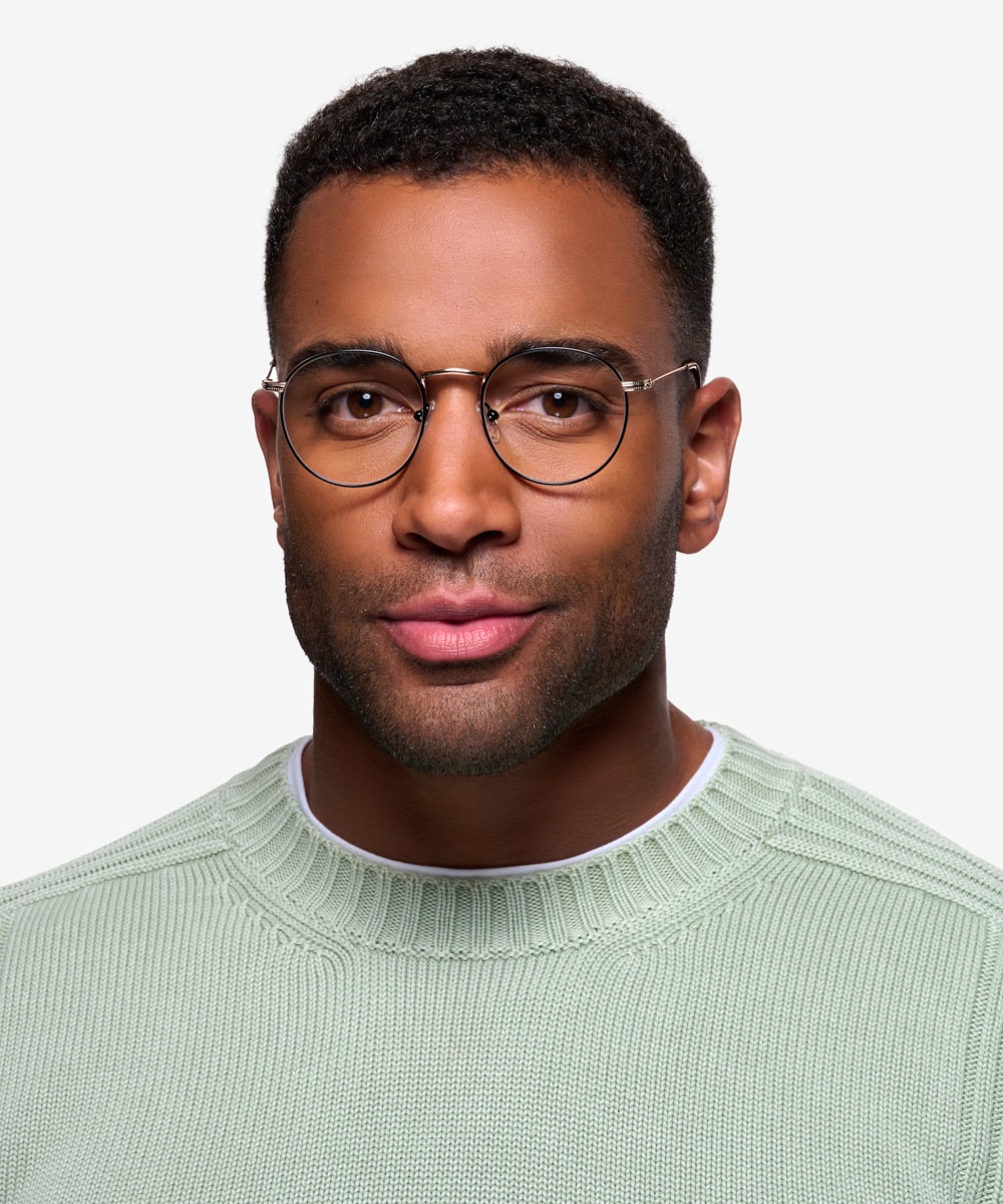 Mens round online eyeglass frames