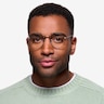 Wistful Black MetalEyeglass Frames for Men from EyeBuyDirect